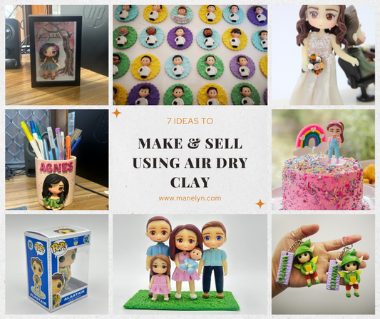 7 Ways to Make and Sell Using Air Dry Clay