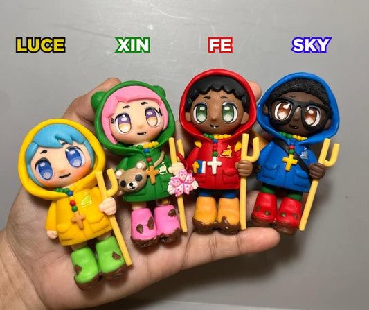 Crafting Luce and Friends: A Clay Tribute to the Vatican's Jubilee Mascots