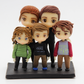 Hand made family display figurines, Unique and personalised house décor made of air dry clay, Personalized family figures