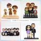 Personalized Family Clay Figurines, One Gift for Whole Family - Cute Custom Gifts & Unique Family Keepsakes, Personalized Family Ornaments