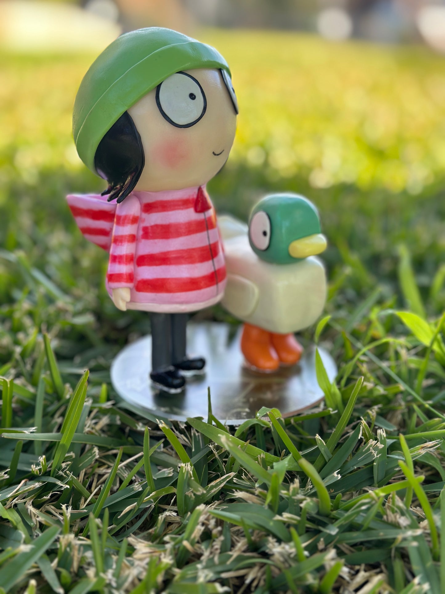 Sarah and Duck Cake Topper