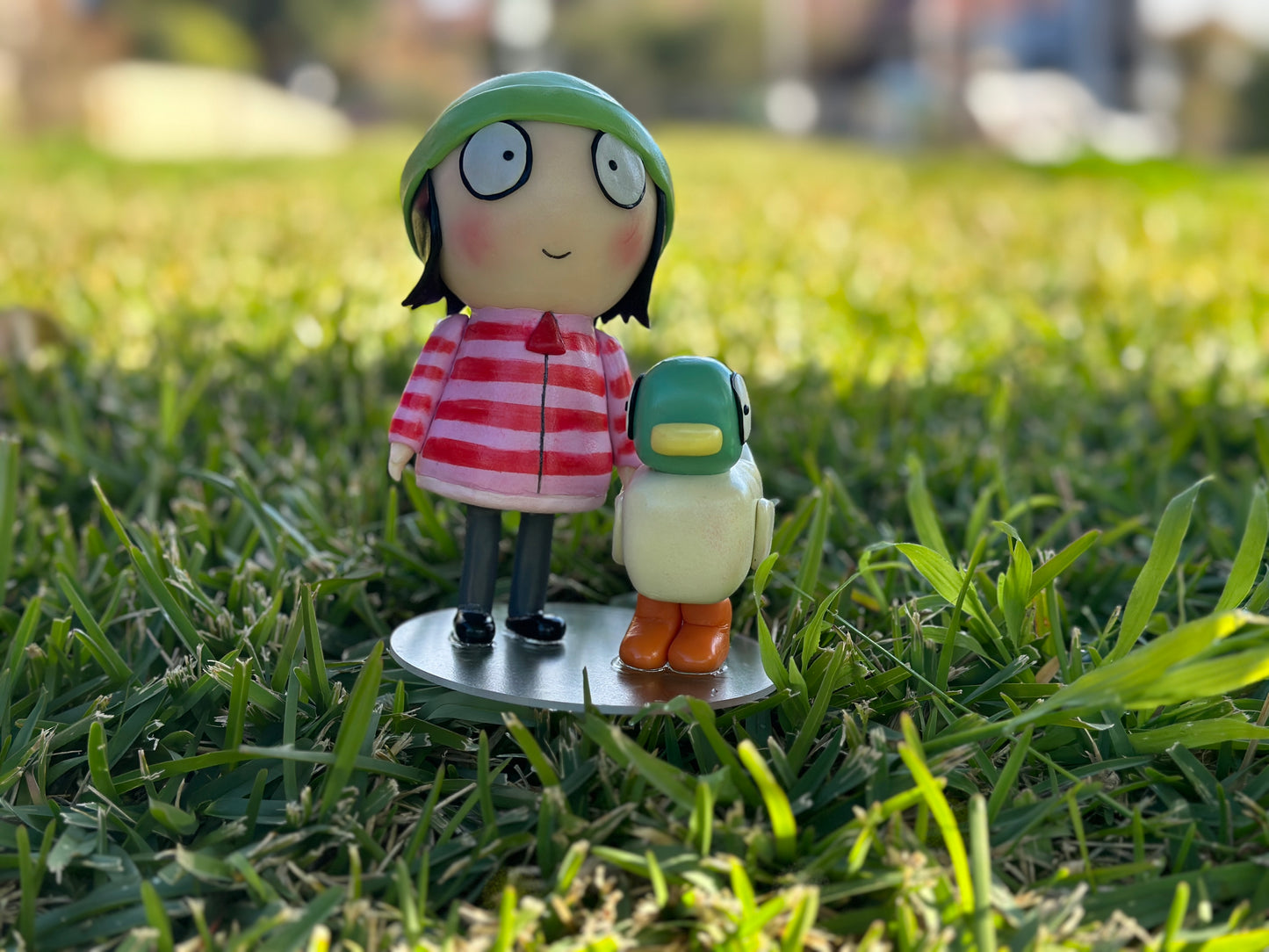 Sarah and Duck Cake Topper