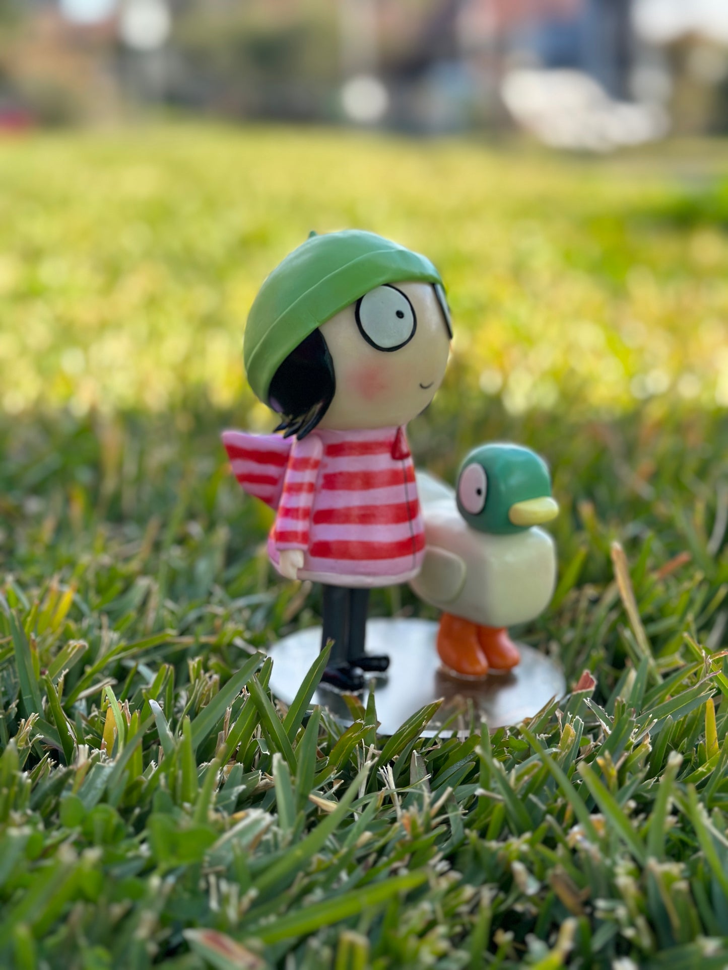 Sarah and Duck Cake Topper