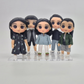 Personalized Family Clay Figurines, One Gift for Whole Family - Cute Custom Gifts & Unique Family Keepsakes, Personalized Family Ornaments