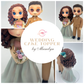 10cm Personalized Wedding Cake Toppers – Unique Custom Cake Topper of Bride and Groom | Gifts Sculpted From Photos | Clay Figurines Made of Air Dry Clay