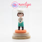 Handmade Air Dry Clay Replica Figures for Decor, Cake Topper, Ref Magnet for Birthdays, Wedding Anniversary Souvenir Gifts