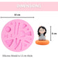 Mermaid Princess Chibi Doll Silicone Mould for DIY Air Dry Clay Kit With Keychain and Clay Tools