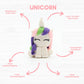 Silicone Mould for Air Dry Clay and Polymer Clay Craft - DIY Unicorn, Koala, Animals and Mini Figures Keychain