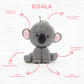 Silicone Mould for Air Dry Clay and Polymer Clay Craft - DIY Unicorn, Koala, Animals and Mini Figures Keychain