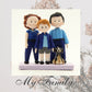 Handmade Air Dry Clay Family Figures