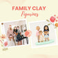 Handmade Air Dry Clay Family Figures