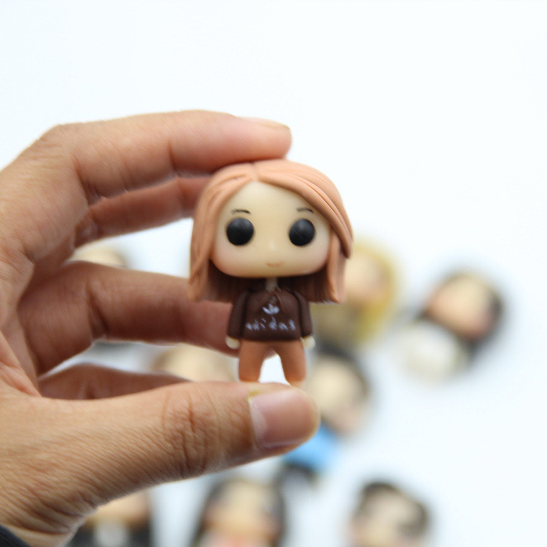 Custom Pop Clay Figurine - Handmade Figurines made of Air Dry Clay, 5 cm