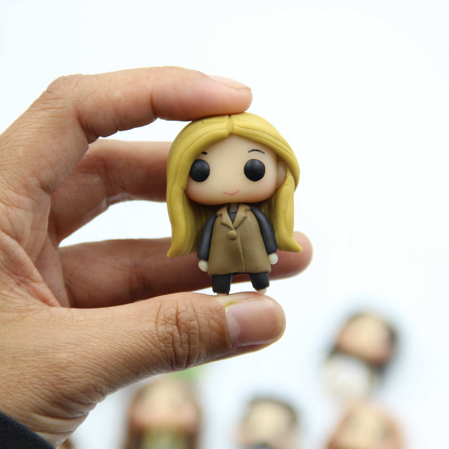 Custom Pop Clay Figurine - Handmade Figurines made of Air Dry Clay, 5 cm