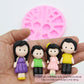 Air Dry Clay, Polymer Clay Doll Silicone Mold - Create cute clay figurine using Silicone Mold, clay figurines, clay doll tool