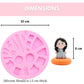 Air Dry Clay, Polymer Clay Doll Silicone Mold - Create cute clay figurine using Silicone Mold, clay figurines, clay doll tool