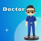 Hand made display figurines, unique & personalised figure, gift for doctors, nurses, fire fighter, teachers, life guard, coworkers, managers