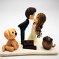 Custom made air dry clay figurine cake topper for weddings, birthdays, themed party and special occasions