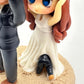 Custom made air dry clay figurine cake topper for weddings, birthdays, themed party and special occasions