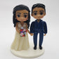 Personalized Wedding Cake Toppers – Unique Custom Cake Topper of Bride and Groom with Pets | Gifts Sculpted From Photos | Pet Dog and Cat