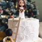 Custom made air dry clay figurine cake topper for weddings, birthdays, themed party and special occasions