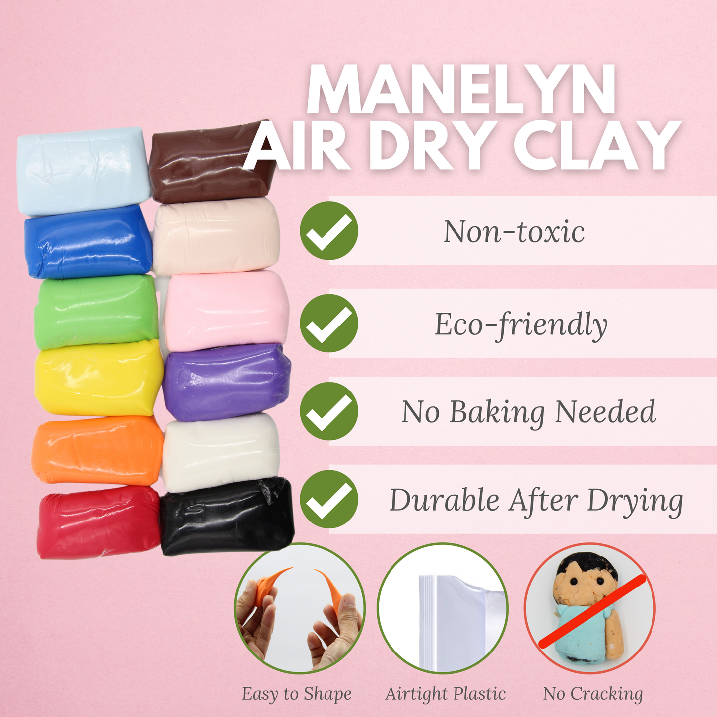 Family Pack Air Dry Clay Kit